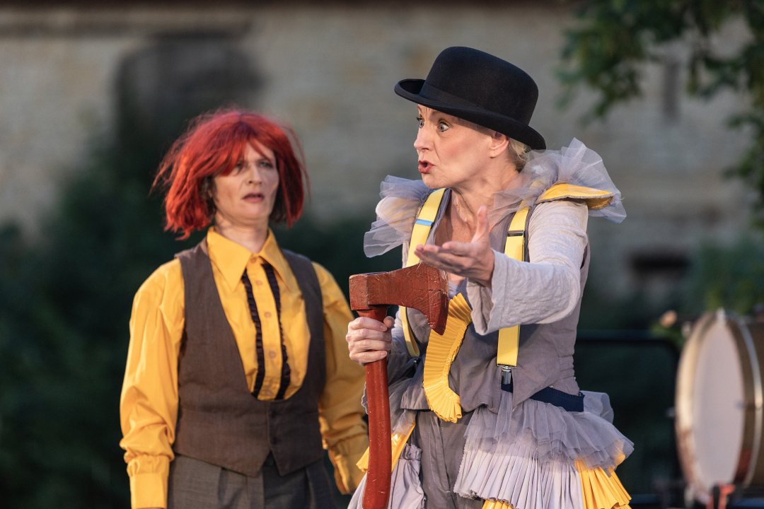 Sei vorsichtig mit der Axt